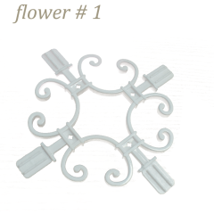 #1 UV proof georgian bar decorative plastic georgian flower for double glazing
