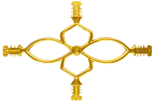 #6 UV proof georgian bar decorative plastic georgian flower for double glazing
