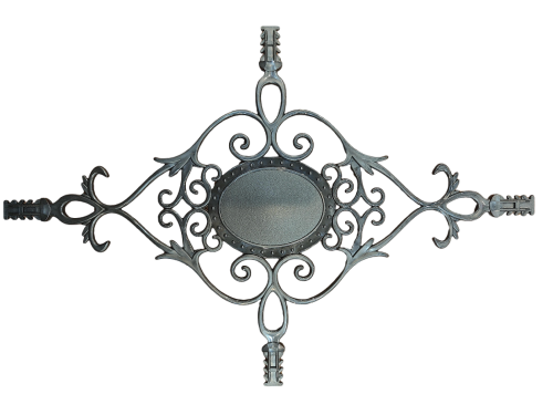 #3 UV proof georgian bar decorative plastic georgian flower for double glazing