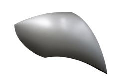 hyperbolic aluminum panel
