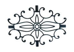#9 UV proof georgian bar decorative plastic georgian flower for double glazing