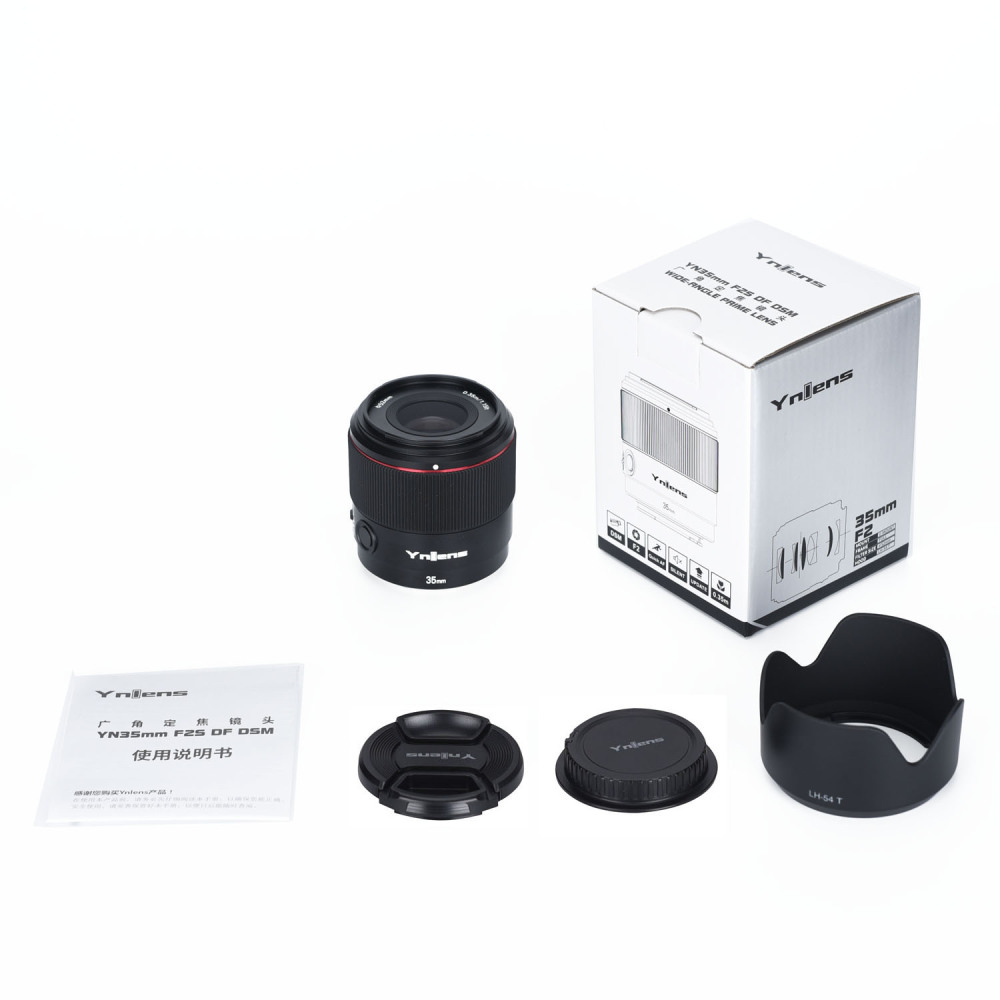 YN35mm F2S DF DSM For Sony E Mount Camera, Full Frame, Auto Focus, Wide Angle Prime Lens