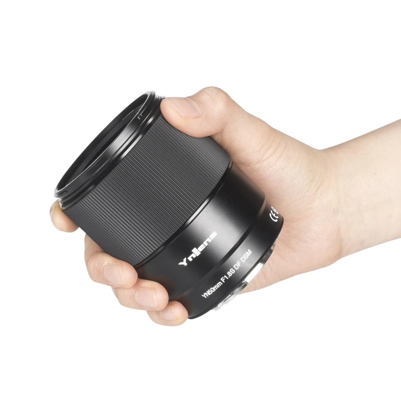  YONGNUO YN50mm F1.8S Lens, 50mm F1.8 Larege Aperture, APS-C  Standard Prime E-Mount, Auto Manual Focus AF MF USB for Sony Cameras Black  : Electronics