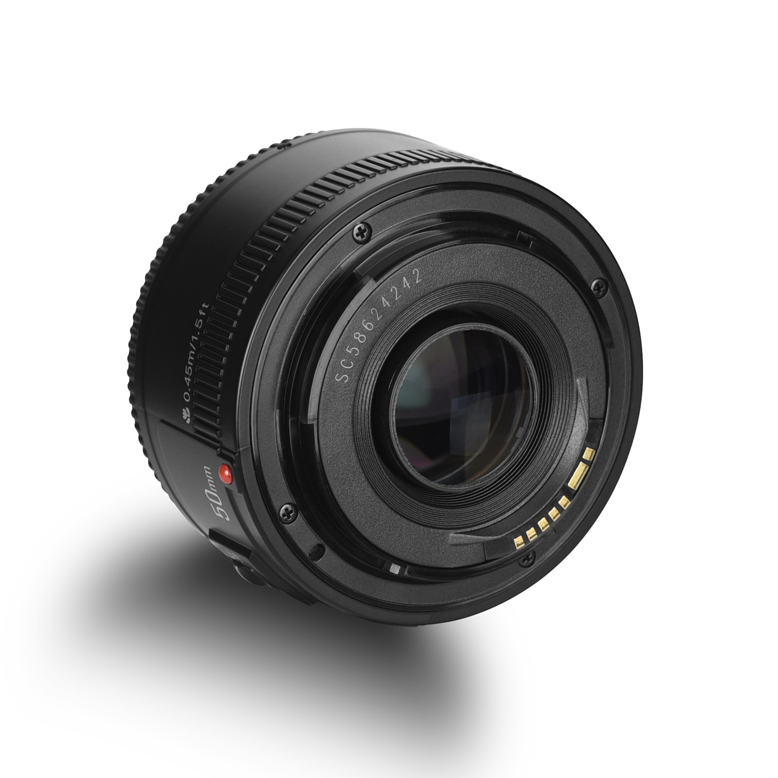 YONGNUO YN50mm F1.8 For Canon EF Mount Camera, Auto Focus, Full 