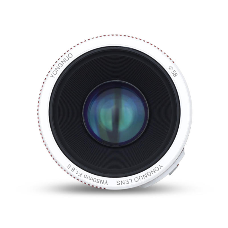 YN50mm F1.8 II white
