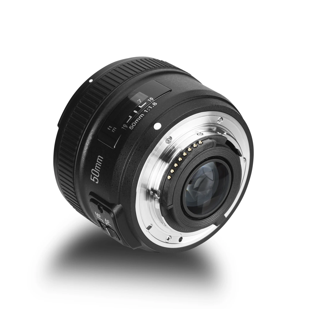 YONGNUO 50mm F1.8 G for Nikon DSLR - FX Standard Prime Lens, Full 
