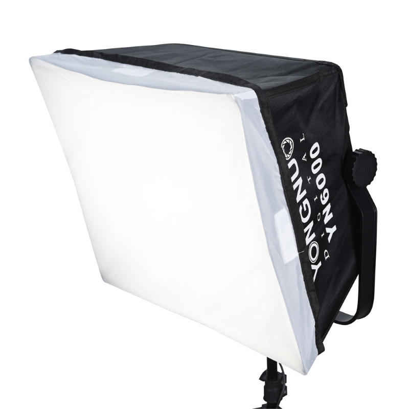 YN6000 LED Video Light， Interview Light，3200K-5600K Photography Large Light Board with Softbox Wireless Remote Control for Studio Interview Shooting