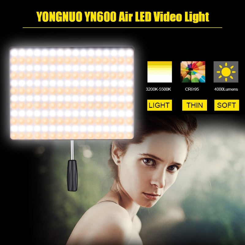 YONGNUO YN600 Air，Portable Video Light，Interview Light