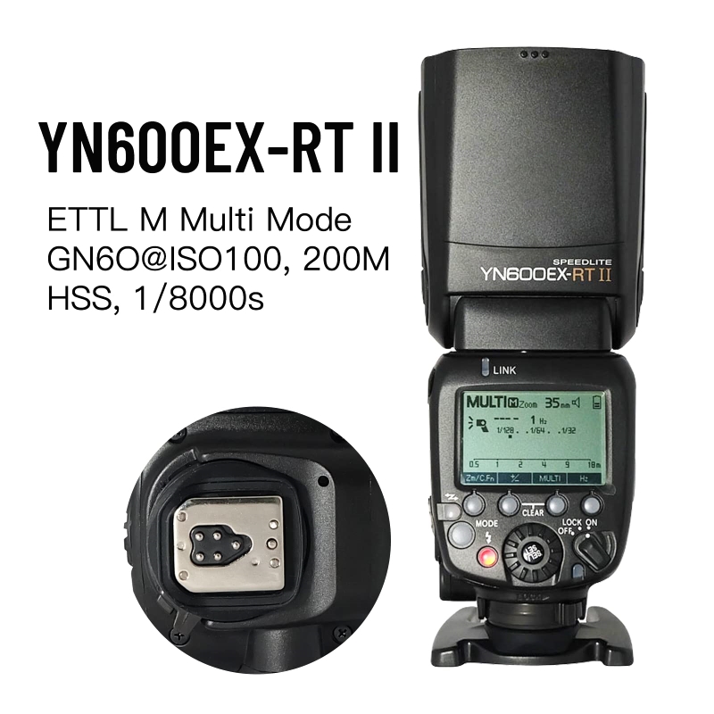 YONGNUO YN600EX-RT II GN60 TTL HSS Flash For Canon Camera