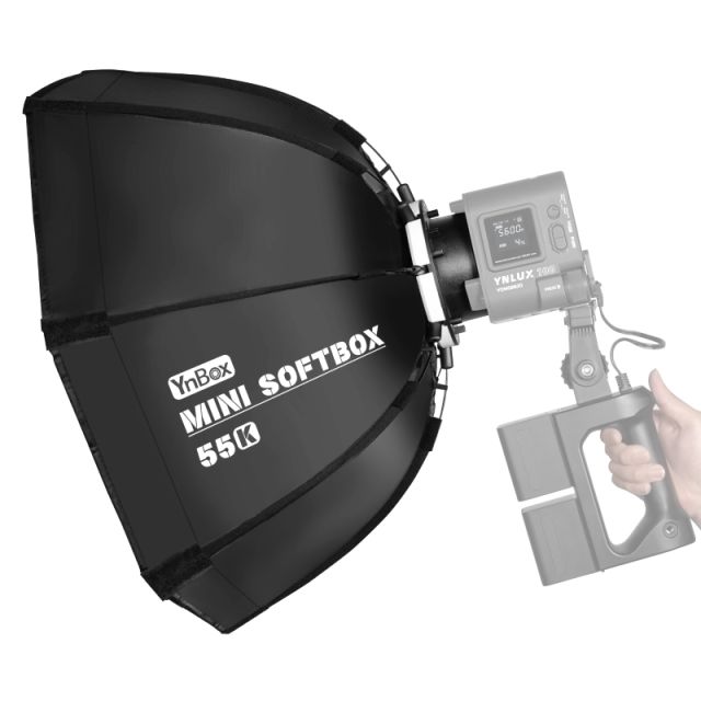 55K Portable softbox for YNLUX100 and other bowens mount video lights