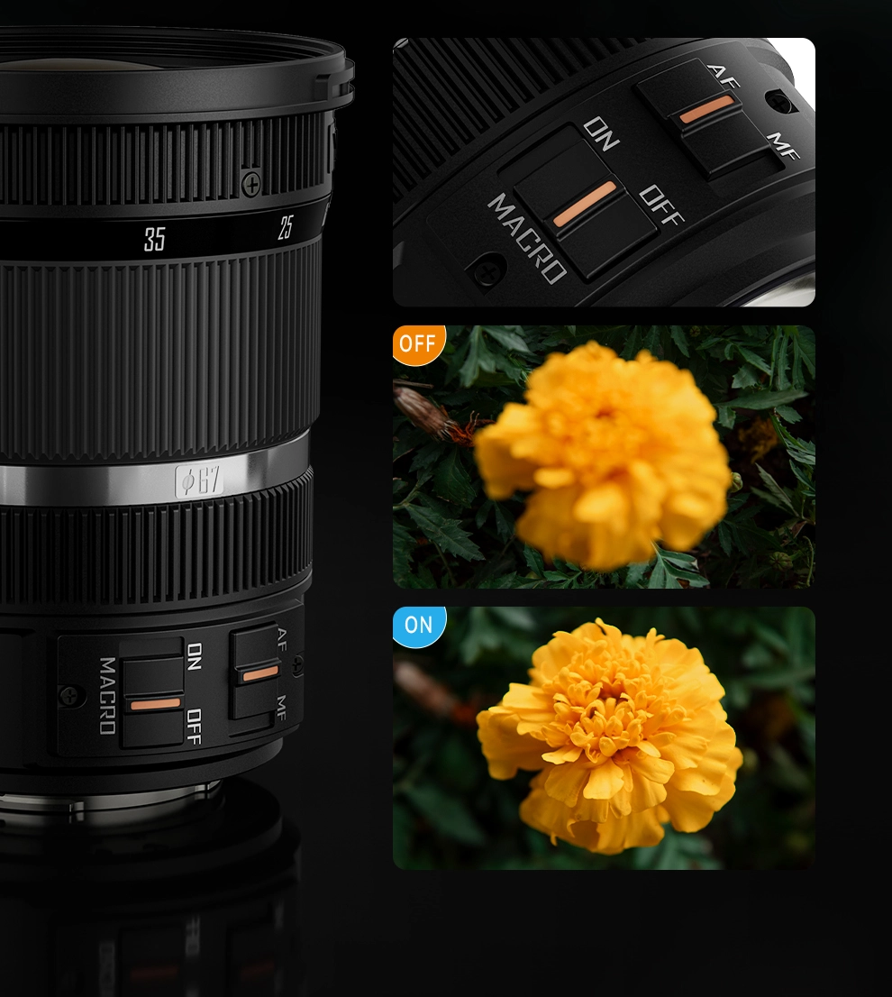 M4/3 Mount YN12-35mm F2.8-4M Auto Focus Large Aperture AF/MF Standard Zoom Lens