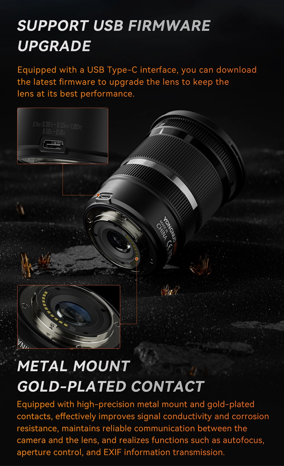 M4/3 Mount YN12-35mm F2.8-4M Auto Focus Large Aperture AF/MF Standard Zoom Lens