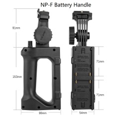 NP-F, V Mount Battery Handle for YNLUX100, YNLUX100 PRO, YNLUX200