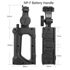 NP-F, V Mount Battery Handle for YNLUX100, YNLUX100 PRO, YNLUX200
