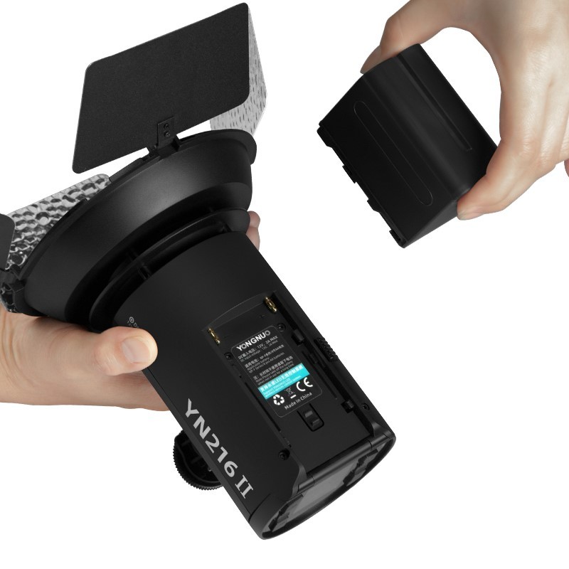 YN216 II LED Video Light, 2700K-8000K App Control On Camera Vlog Light