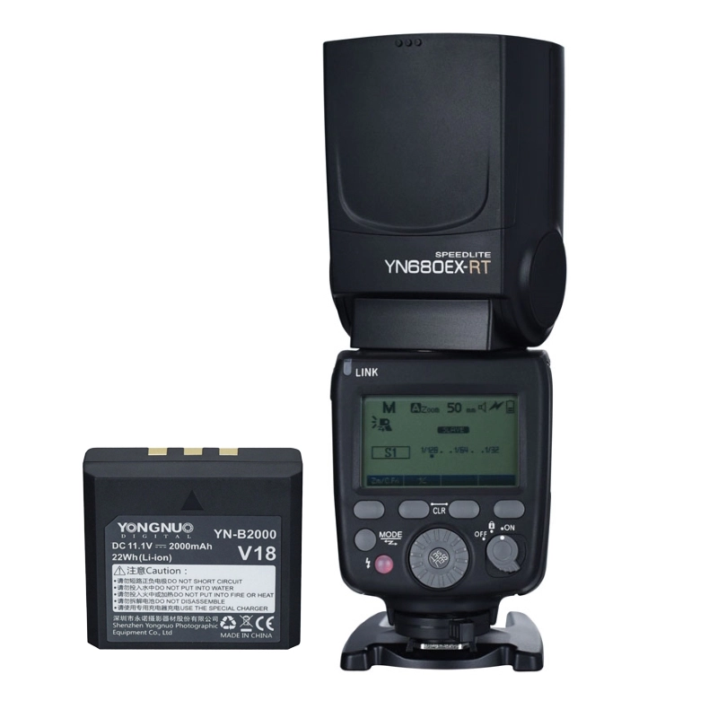 YN680EX-RT GN60 TTL Flash With Lithium Battery For Canon Camera