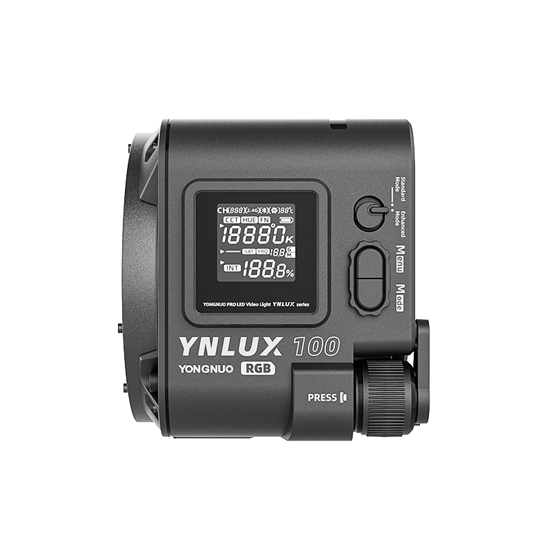 YNLUX100 RGB Full Color 120W Handheld Bi-Color Video Light, Bowens Mount ,  2000K~10000K, Remote Control Mobile APP