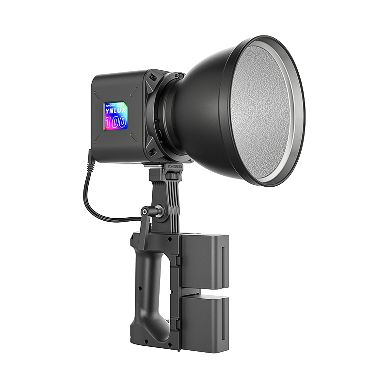 YNLUX100 RGB Full Color 120W Handheld Bi-Color Video Light, Bowens Mount ,  2000K~10000K, Remote Control Mobile APP