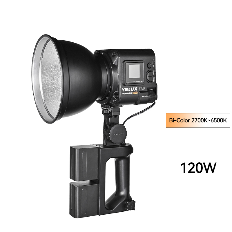 YNLUX100 PRO, 120W Bi-Color Bowens Mount Handheld Video Light