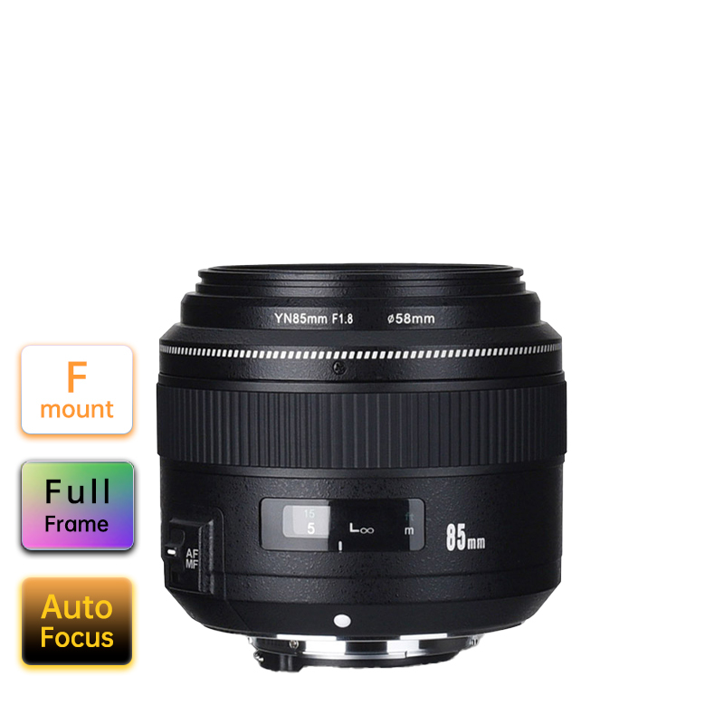 YN85mm F1.8N For Nikon F Mount Camera, Auto Focus, Full Frame, Medium Prime Lens