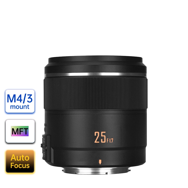 YONGNUO YN25mm F1.7M For Olympus/Panasonic Camera,Auto FocusM4/3  mount,Standard Prime Lens
