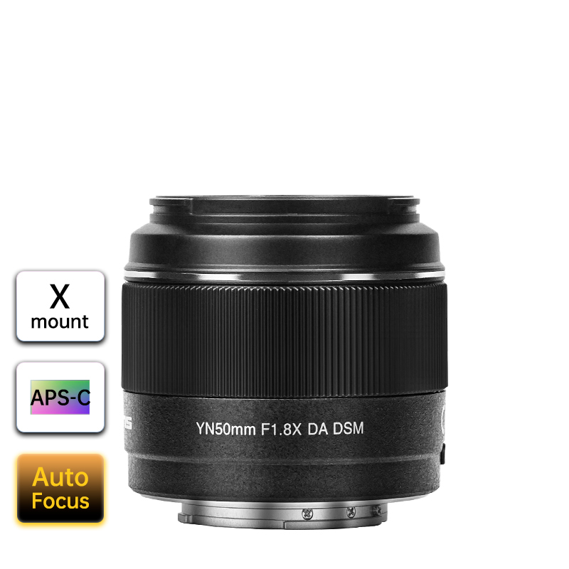 YN50mm F1.8X DA DSM For Fujifilm X Mount Camera, Auto Focus Medium Prime Lens