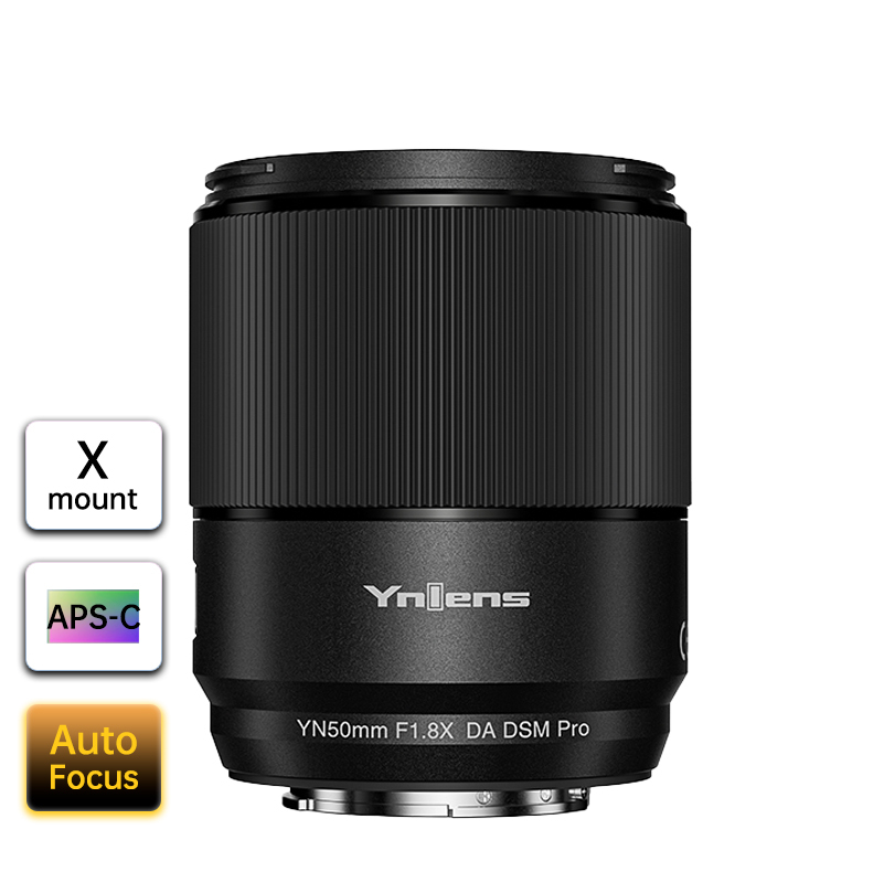 YN50mm F1.8X DA DSM Pro For Fujifilm X Mount Camera, Auto Focus Medium Prime Lens