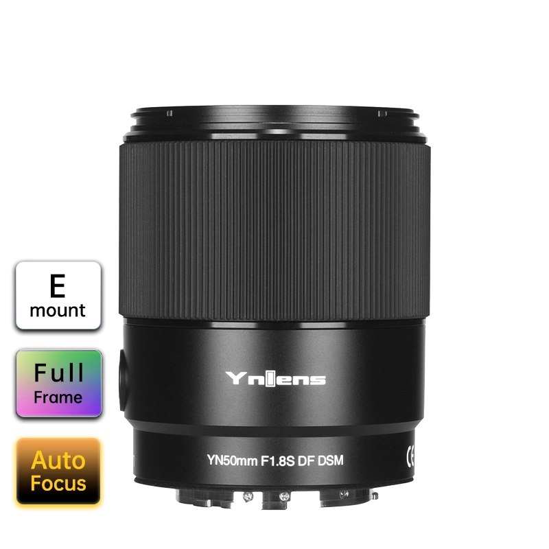 YN50mm F1.8S DF DSM For Sony E Mount Camera, Full Frame, Auto Focus, Standard Prime Lens