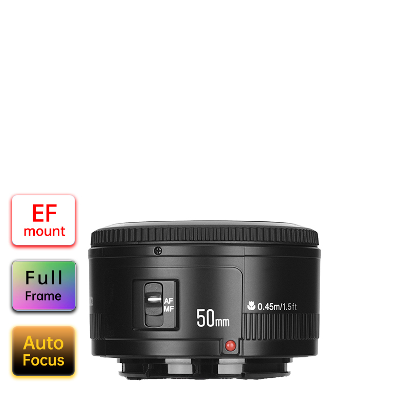 YN50mm F1.8 For Canon EF Mount Camera, Auto Focus, Full Frame, Standard Prime Lens