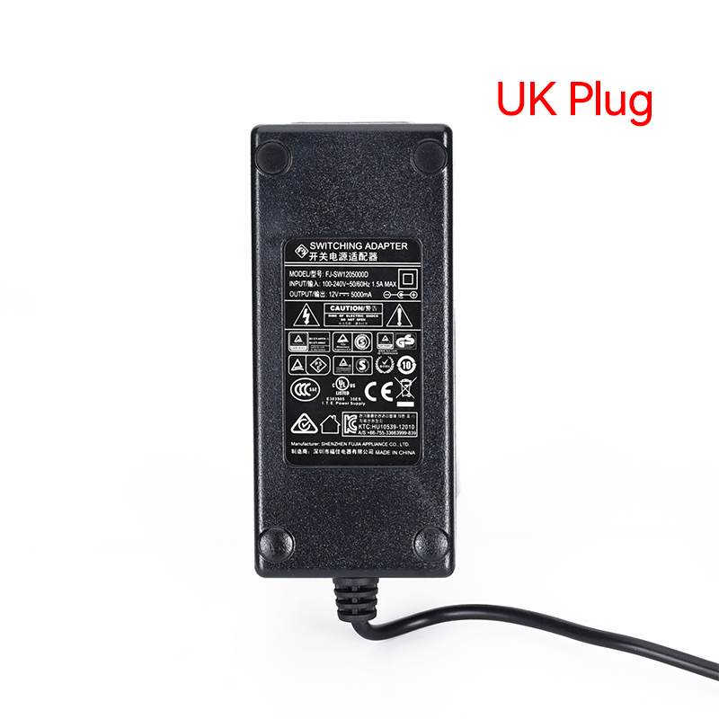 12V 5A，DC Power Adapter For Video Light