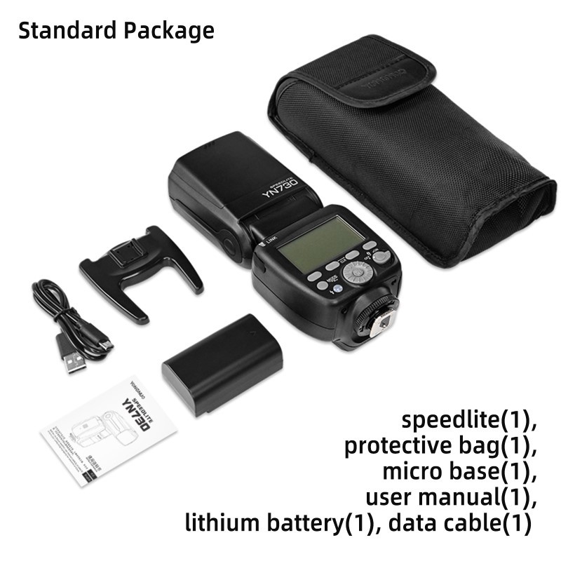 YN730 Universal Flash For Canon/Nikon/Sony/Pentax/Olympus/Fujifilm/Panasonic Cameras