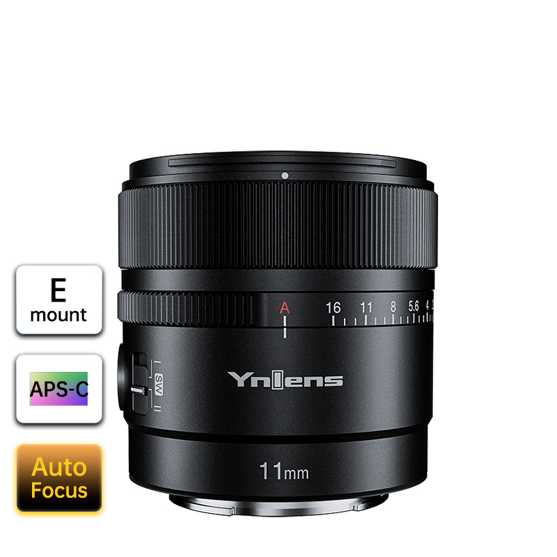 YN11mm F1.8S DA DSM WL for Sony E Mount Camera, APS-C, Standard Prime Lens, Auto Focus