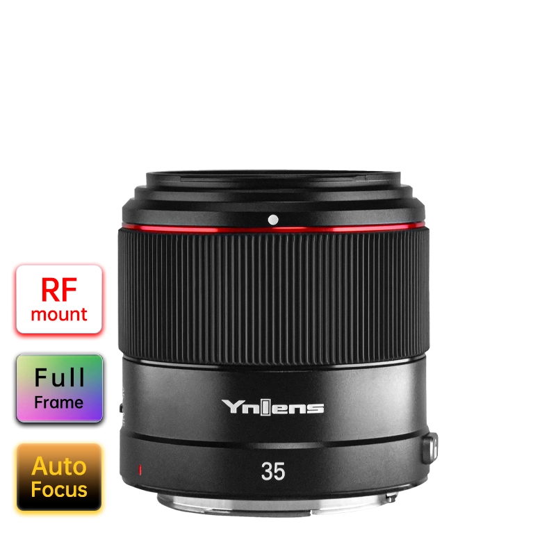 YN35mm F2R DF DSM for RF Mount Camera, Full Frame, Auto Focus, Wide-Angle Prime Lens, Suit for EOS R RP R3 R5 R5C R6 R6II R7 R8 R10 R50 R100