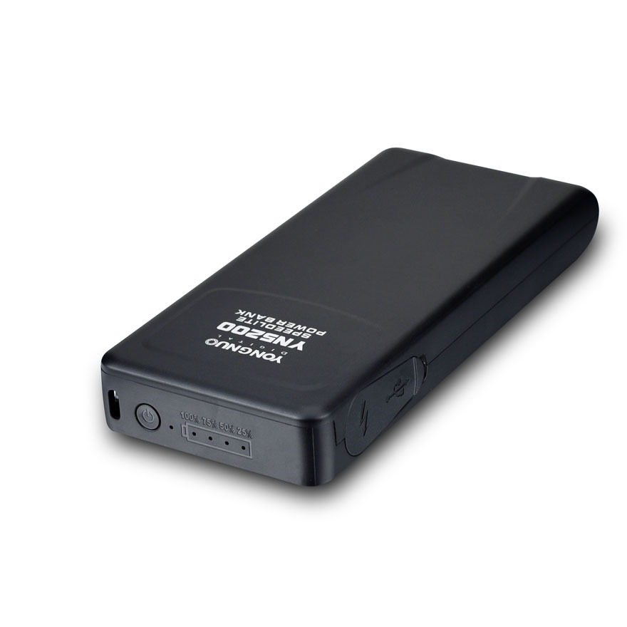 YN5200 portable power supply, power bank for YONGNUO camera flash