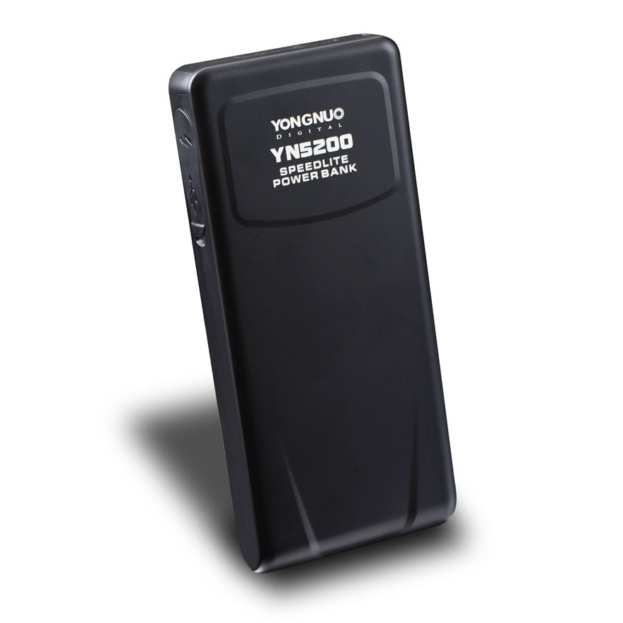 YN5200 portable power supply, power bank for YONGNUO camera flash