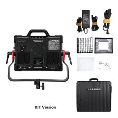 YNPAD100，RGB full color video light, 2000~10000K, constant 100W, APP control, 4 power supply modes, available indoors and outdoors