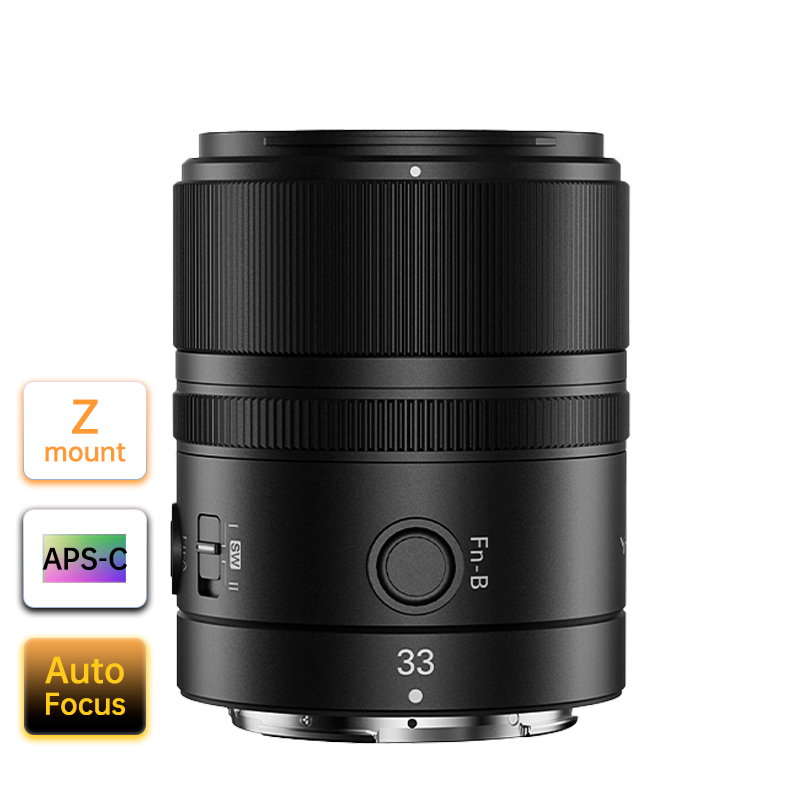 YONGNUO 33mm f/1.4 APS-C Lens for Sony/Nikon/Fuji Camera，Auto Focus，Large Aperture，with Remote Control