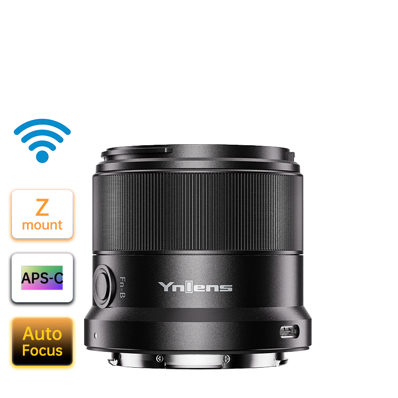 YONGNUO 35mm f/1.8 APS-C Lens for Nikon Z Mount Camera，Auto Focus，Large Aperture，with Remote Control