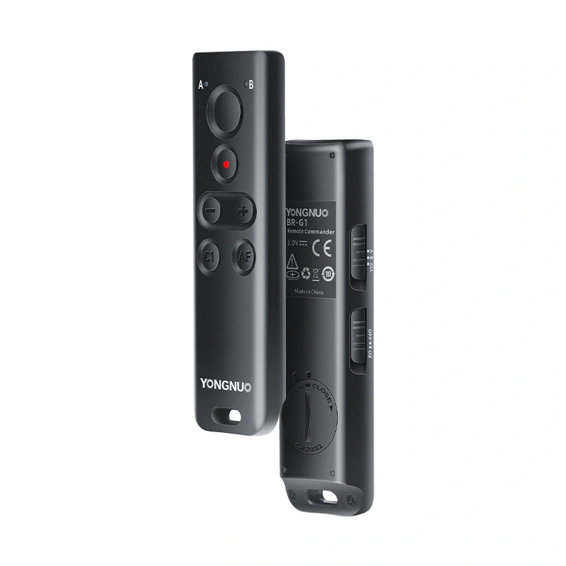 BR - G1 Camera Remote Control: Compatible with Canon, Sony, Nikon, Fujifilm. Remotely Control 2 Cameras Simultaneously, Support Electric Zoom of Lens for Photo & Video.