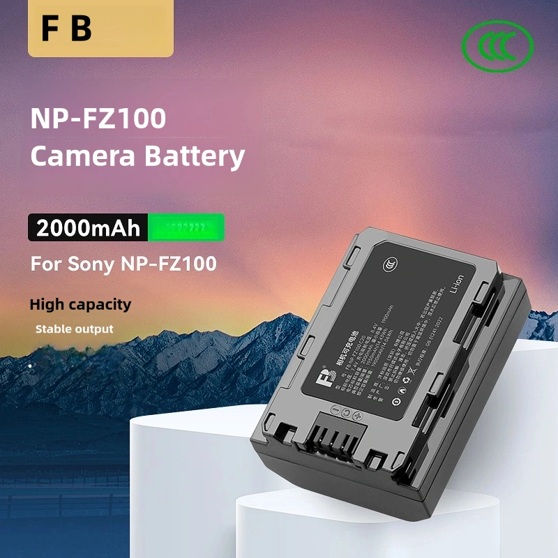 NP-FZ100 Battery (2400mAh, Type-C direct charging) for Sony a1 II, a1, a9 III, a9 II, a9, a7R V, a7R IV, a7R IVA, a7R III, a7R IIIA, a7 IV, a7 III, a7S III, a7C II, a7CR, a6600, a6700, FX30, ZV-E1 Cameras etc.