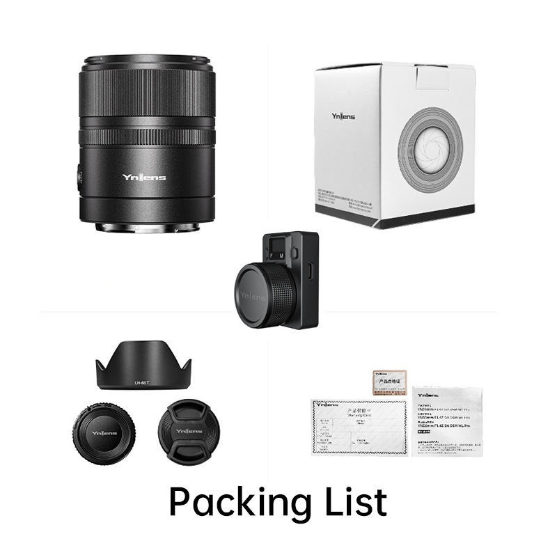 YONGNUO 23mm f/1.4 APS-C Lens for Sony/Nikon/Fuji/R Camera，Auto