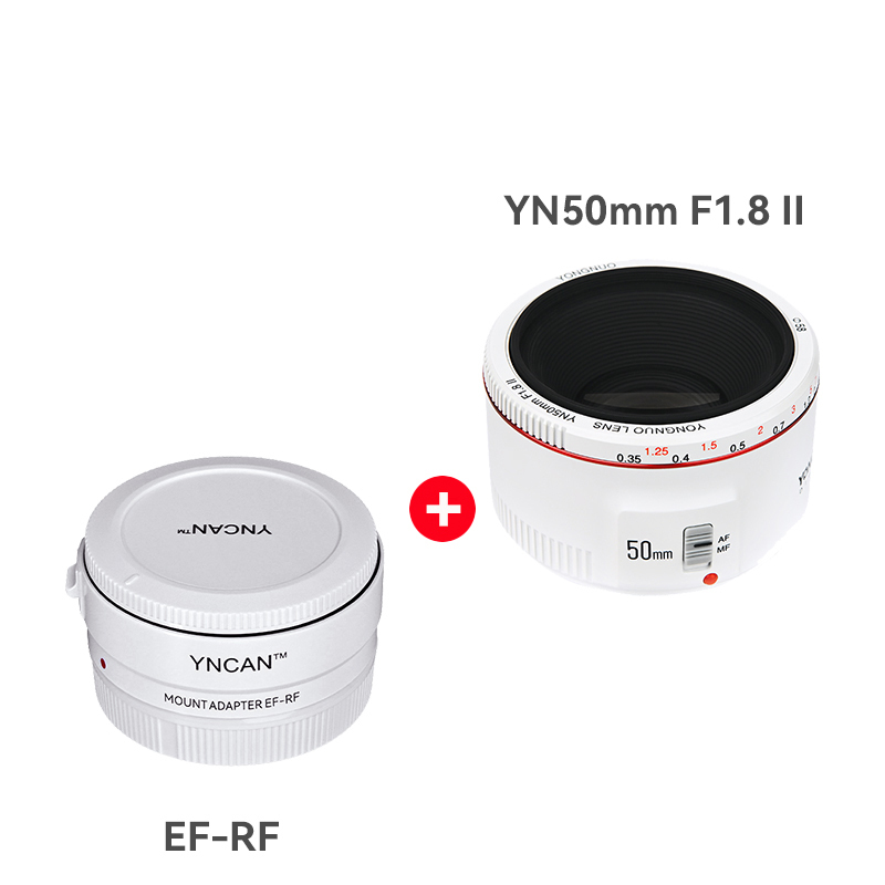 YNCAN Mount Adapter EF-EOS R, EF mount to RF mount, Auto Focus