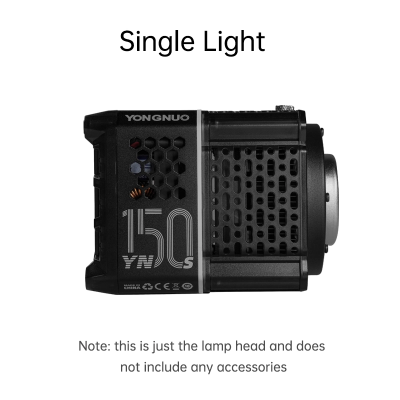 YN150，150W Handheld Bi-Color Video Light, mini Bowens Mount ,  2700K~6500K, Remote Control Mobile APP