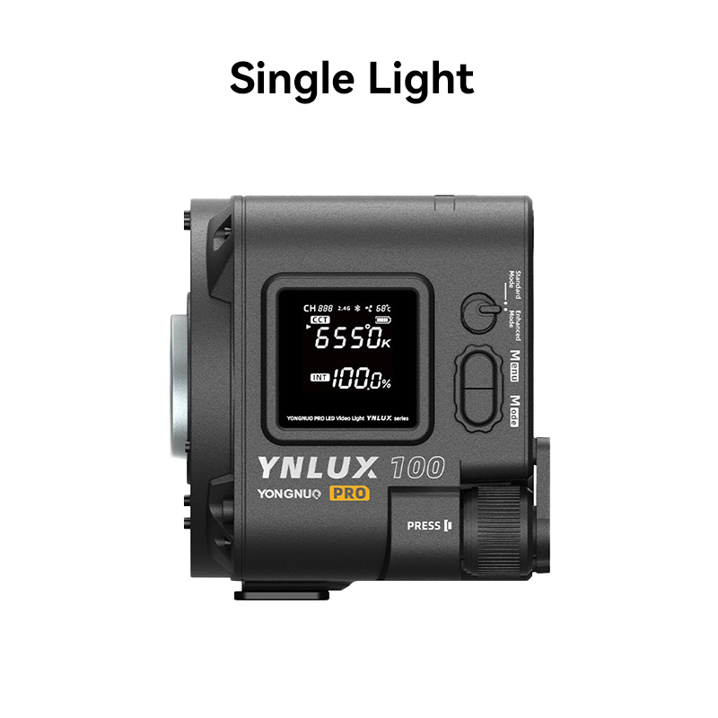 YNLUX100 PRO, 120W Bi-Color Bowens Mount Handheld Video Light