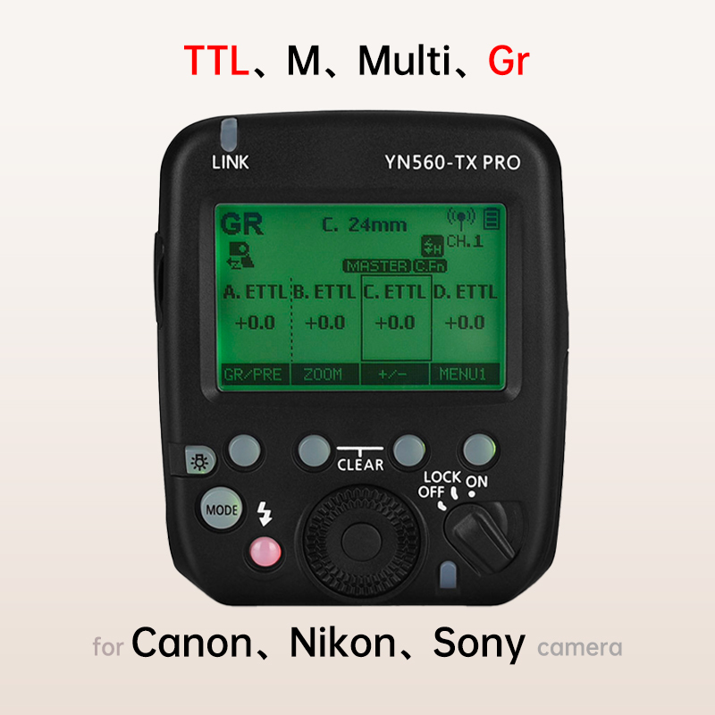 YN560-TX PRO TTL Flash Trigger For Canon/Nikon/Sony Camera
