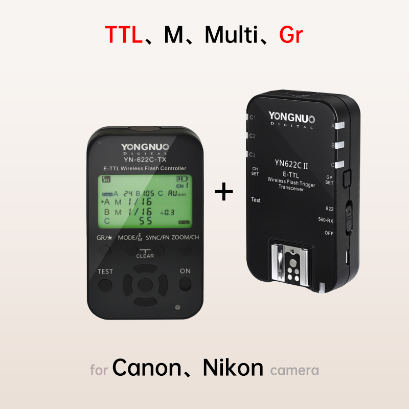 YN622 TTL HSS Flash Trigger For Canon/Nikon Camera