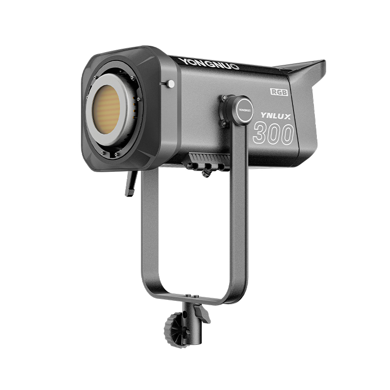 YNLUX300 Bi-COLOR & RGB LED Video Light - Constant 300W Studio Lighting for Professional Filmmaking RA96+ Bowens Mount App Control