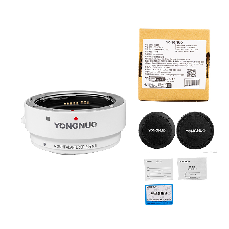 Mount Adapter EF-EOS M II, EF mount to EOS M mount, Auto Focus