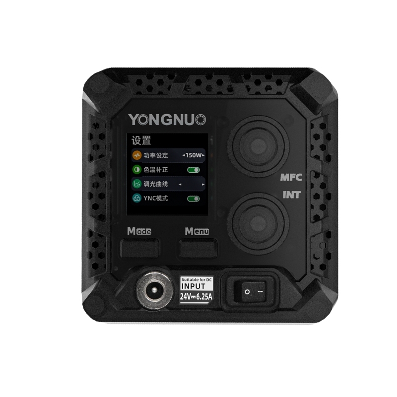 YN150 Single Light，150W Handheld Video Light, mini Bowens Mount , With a Wide Variety of Accessories.