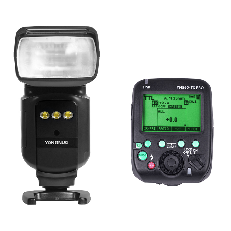 YN968S III TTL Flash for Sony Mirrorless, 60GN RF Radio Trigger, LED Focus Light & AA Battery Powered